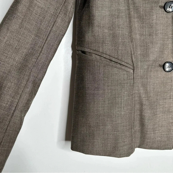 Lafayette 148 New York Wool Blend Two Button Blazer Size 4 - Picture 5 of 10